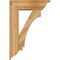Ekena Millwork Imperial Traditional Rough Sawn Bracket w/ Offset Brace, Western Red Cedar, 8"W x 26"D x 38"H BKT0806X26X38IMP01RWR - alternate 4